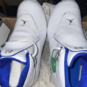 Retro Air Jordan 18s ( White & Blue )